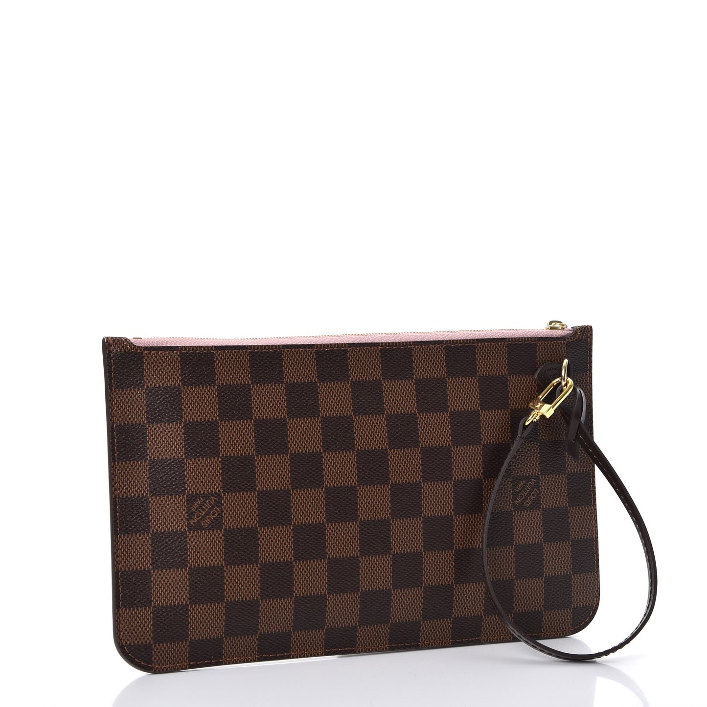 Damier Ebene Neverfull MM GM Pochette Rose Ballerine