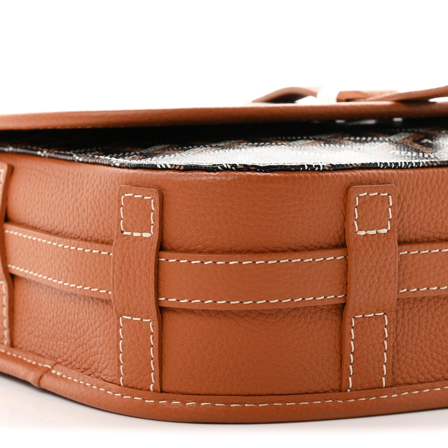 Goyardine Belvedere II PM Messenger Bag Black Gold