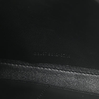 Saint Laurent Smooth Calfskin Sulpice Monogram Chain Wallet Black 7 of 11