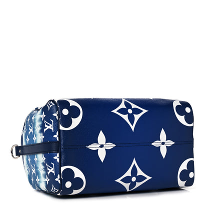 Louis Vuitton Monogram Escale Speedy Bandouliere 30 Blue 4 of 10