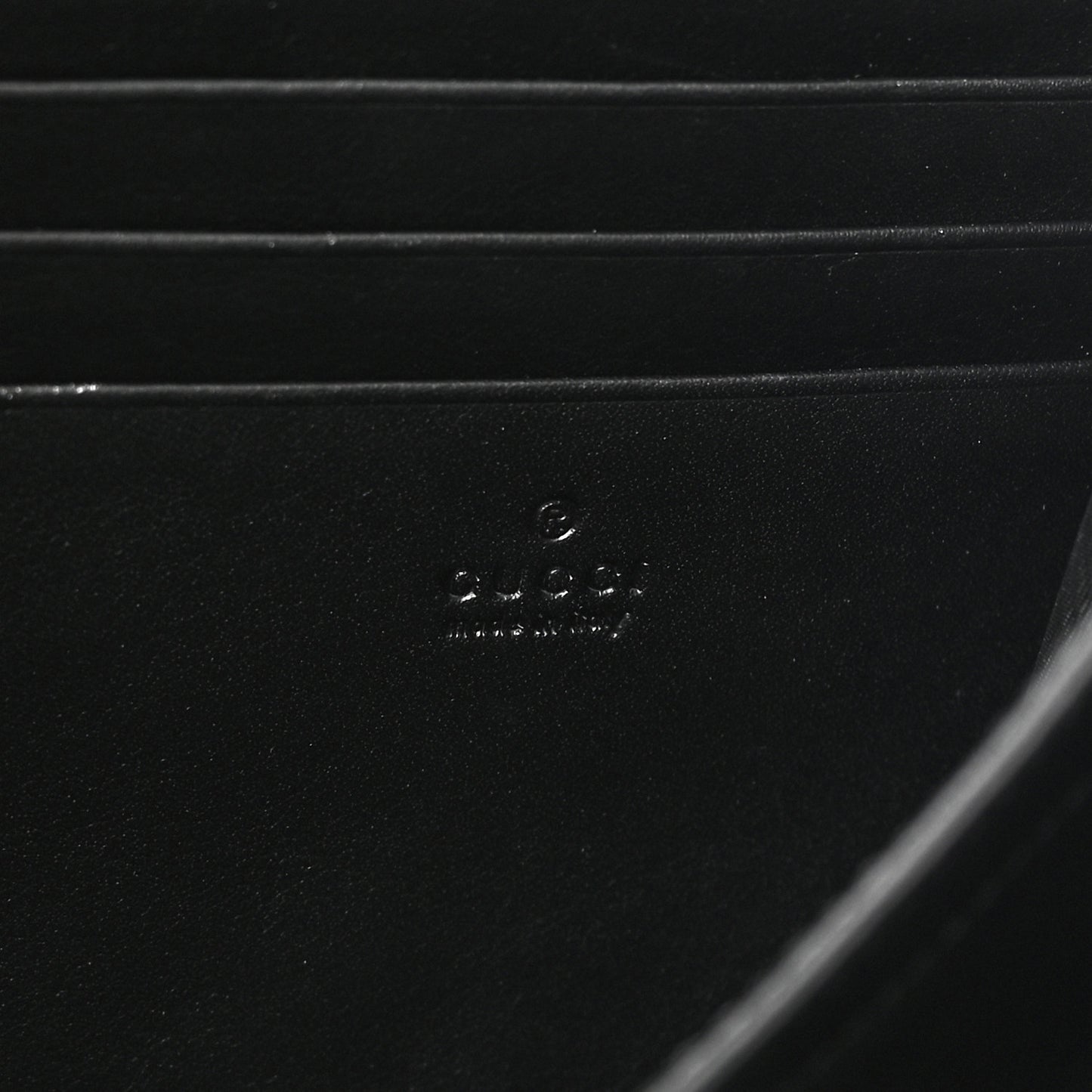 Velvet GG Monogram Mini Dionysus Chain Wallet Black