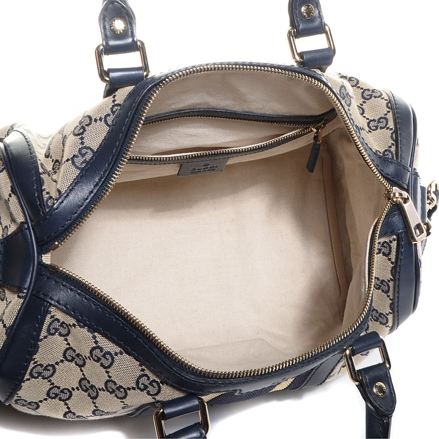 Monogram Vintage Web Medium Boston Navy