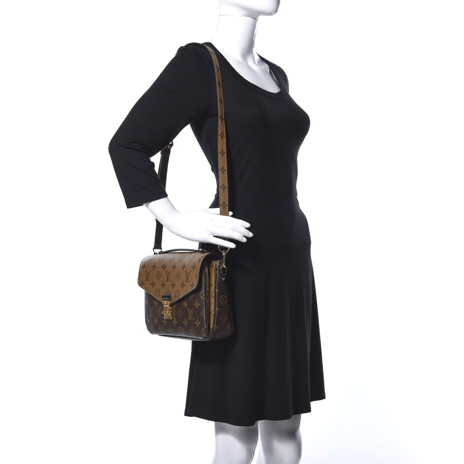 Louis Vuitton Reverse Monogram Pochette Metis 2 of 9