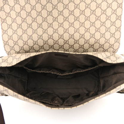 Gucci GG Plus Monogram Messenger Diaper Bag Dark Brown 6 of 12