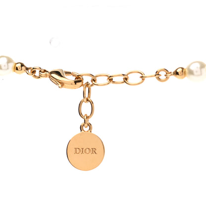 Christian Dior Pearl 30 Montaigne Choker Necklace Gold 5 of 6