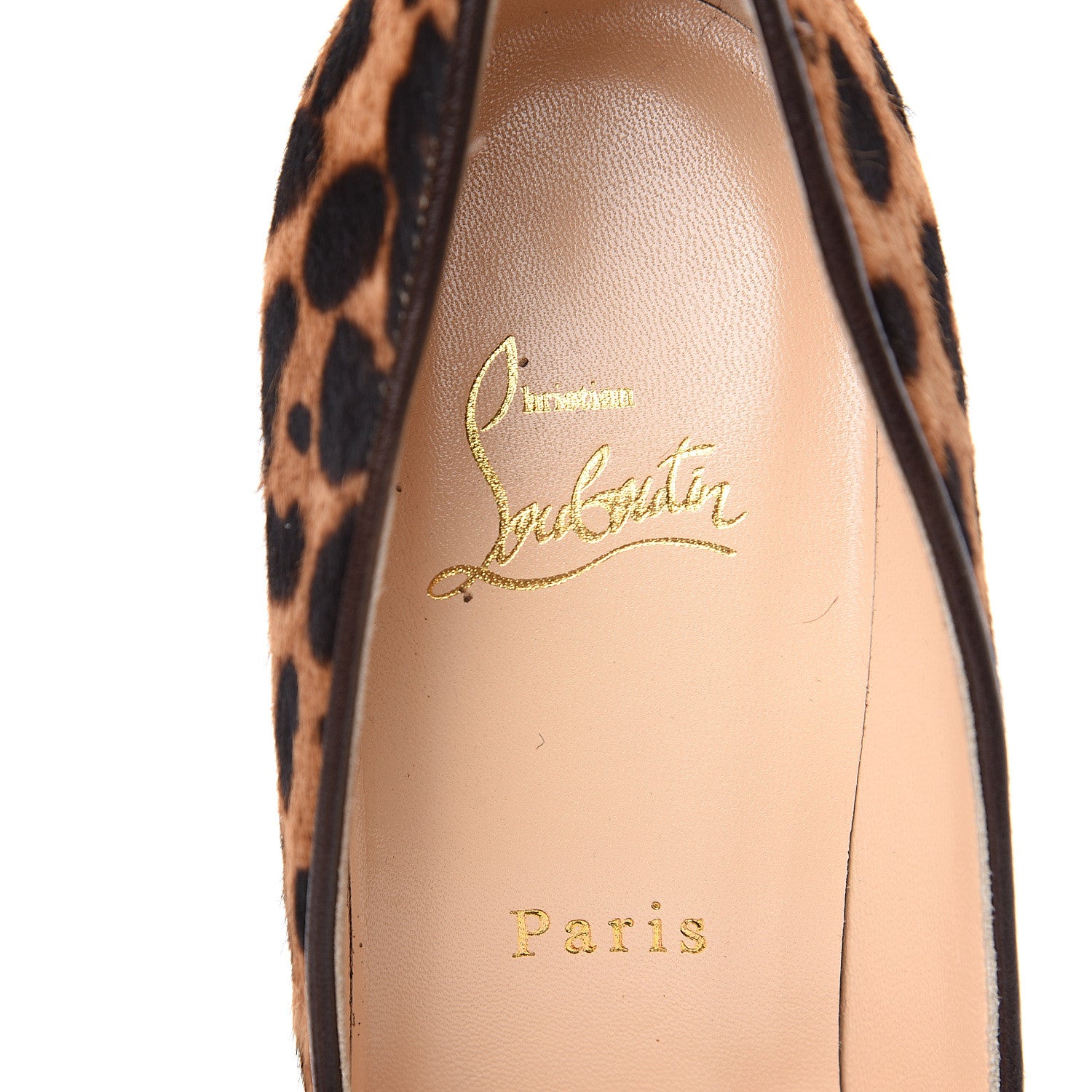Christian Louboutin Calf Hair Leopard Print Filo 120 Pumps 40 Leopard Black 8 of 10