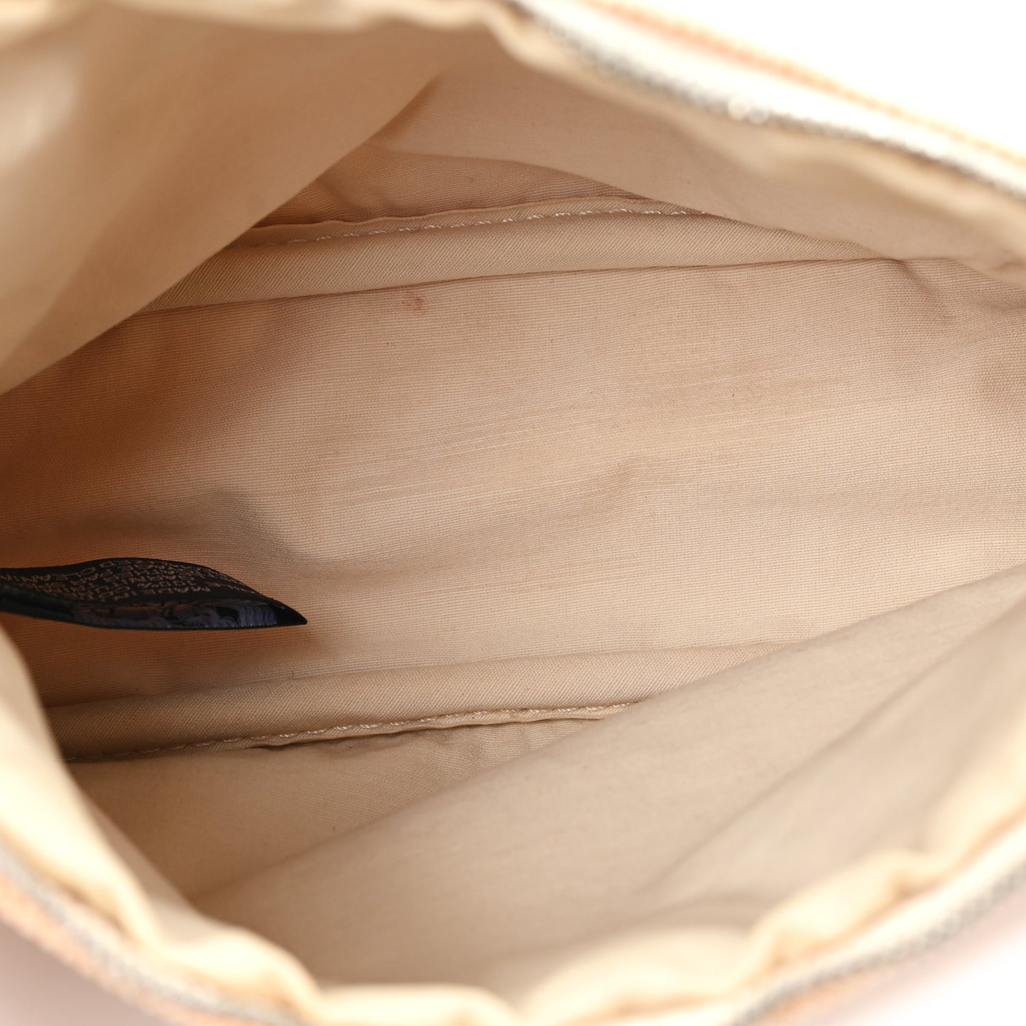 Cotton Canvas Mini Bolide Travel Cosmetic Pouch Orange