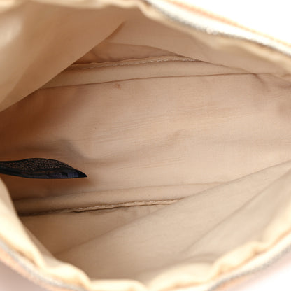Hermes Cotton Canvas Mini Bolide Travel Cosmetic Pouch Orange 5 of 7