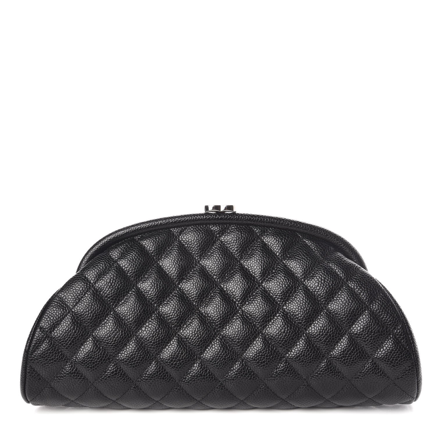 Chanel Caviar Quilted Timeless Clutch Black 1 of 10