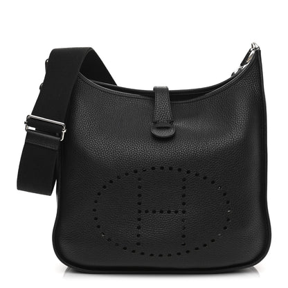 Hermes Taurillon Clemence Evelyne III GM Black 1 of 10