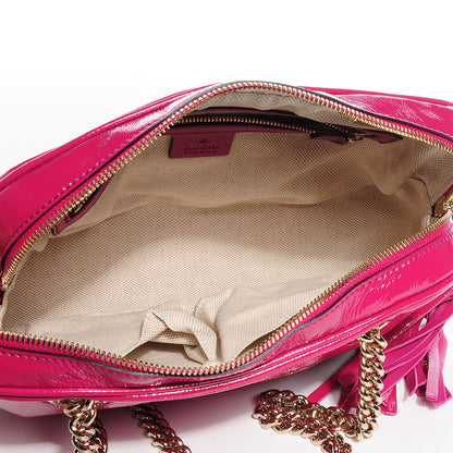 Gucci Vernice Naplack Small Soho Bowler Bright Bouganville 7 of 9