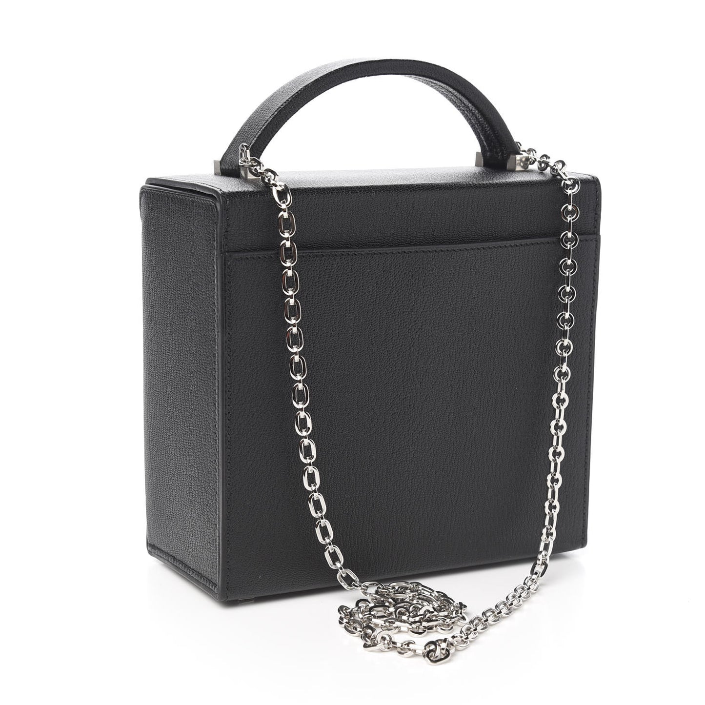 Chevre Mysore Cinhetic Boxy Top Handle Bag Black
