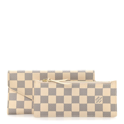 Louis Vuitton Damier Azur Josephine Wallet 3 of 12