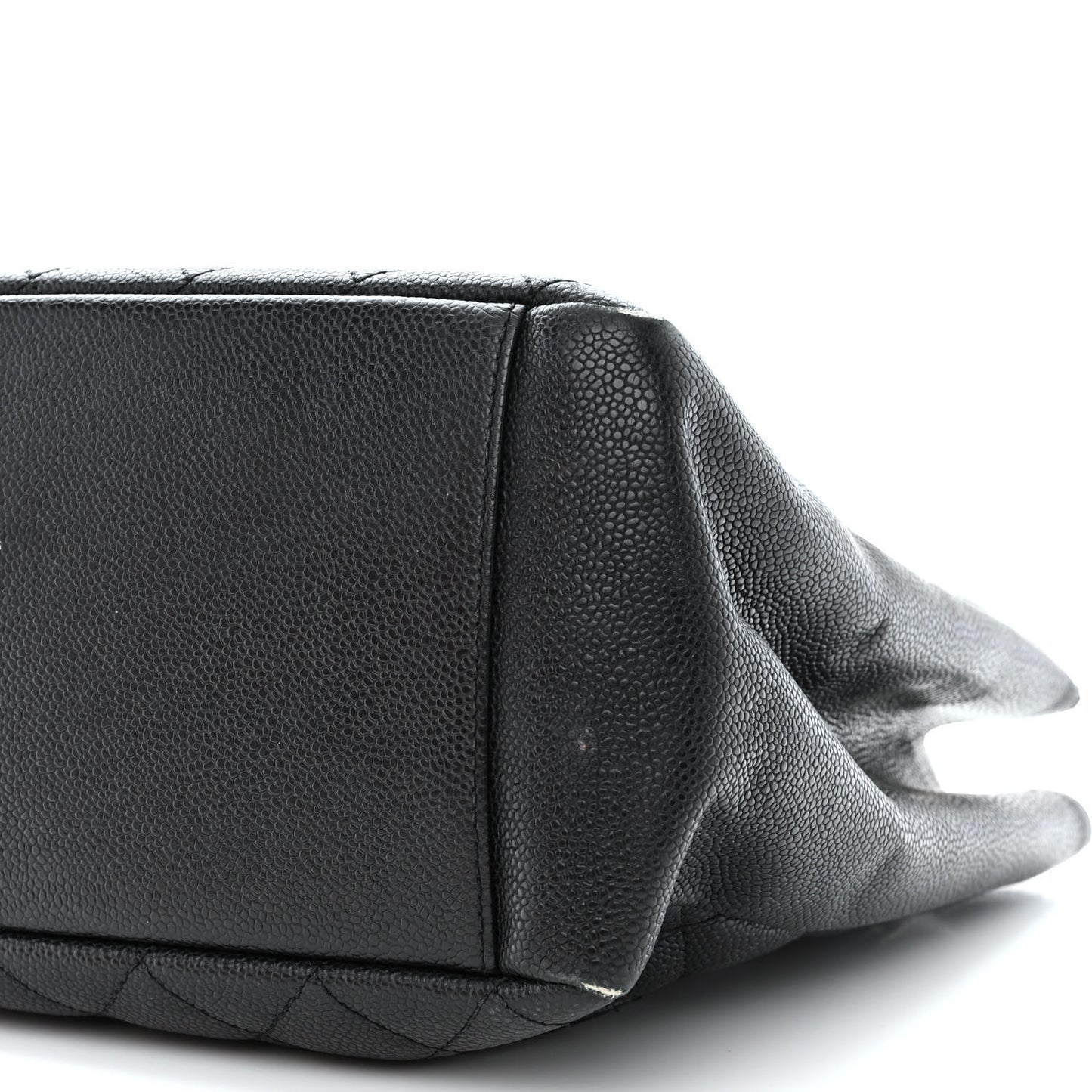 Caviar Quilted Grand Shopping Tote GST Black