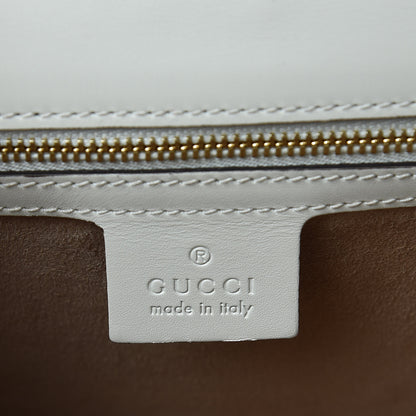 Gucci Calfskin Small Sylvie Shoulder Bag Off White 6 of 9