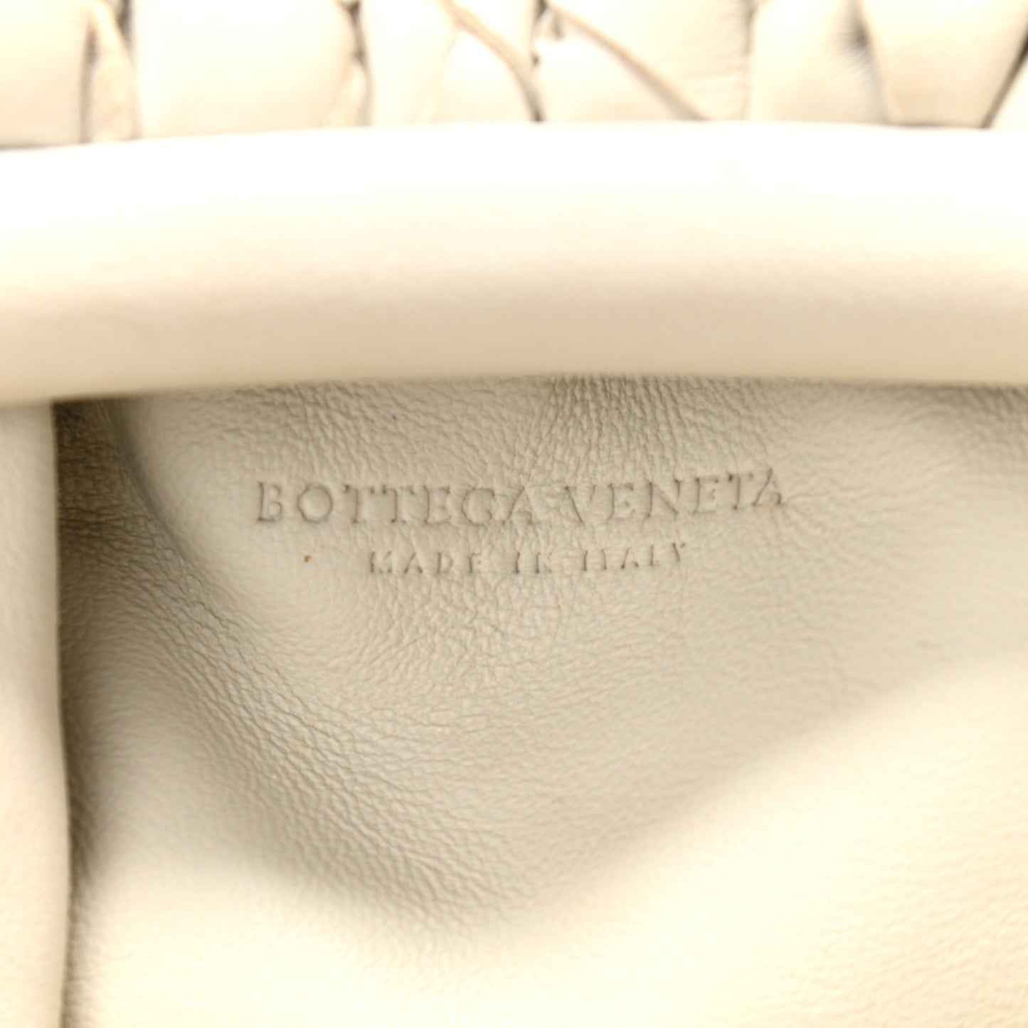 Nappa Intrecciato The Mini Pouch Plaster