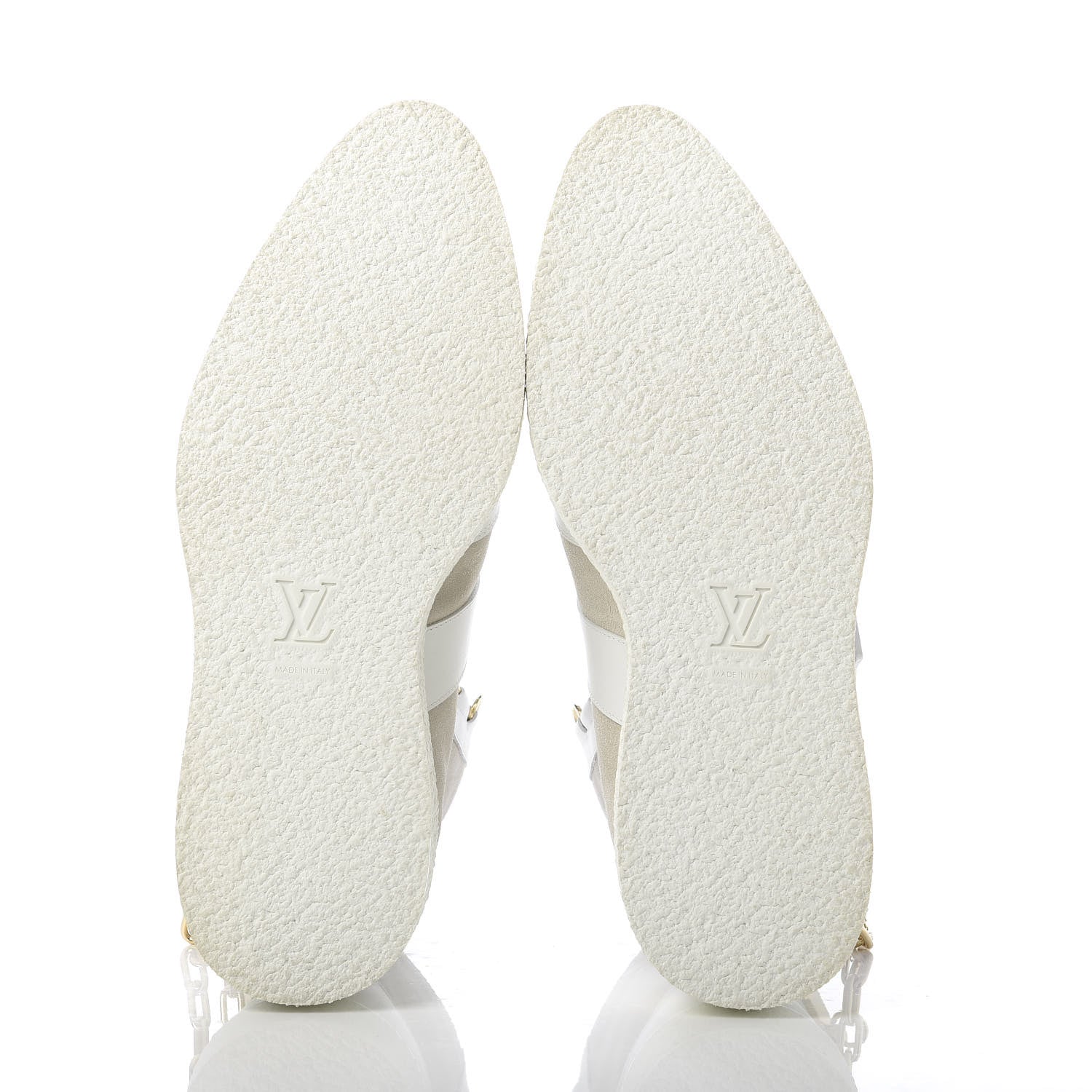 Louis Vuitton Calfskin Suede Mens Creeper Ankle Boots 8.5 White 5 of 10