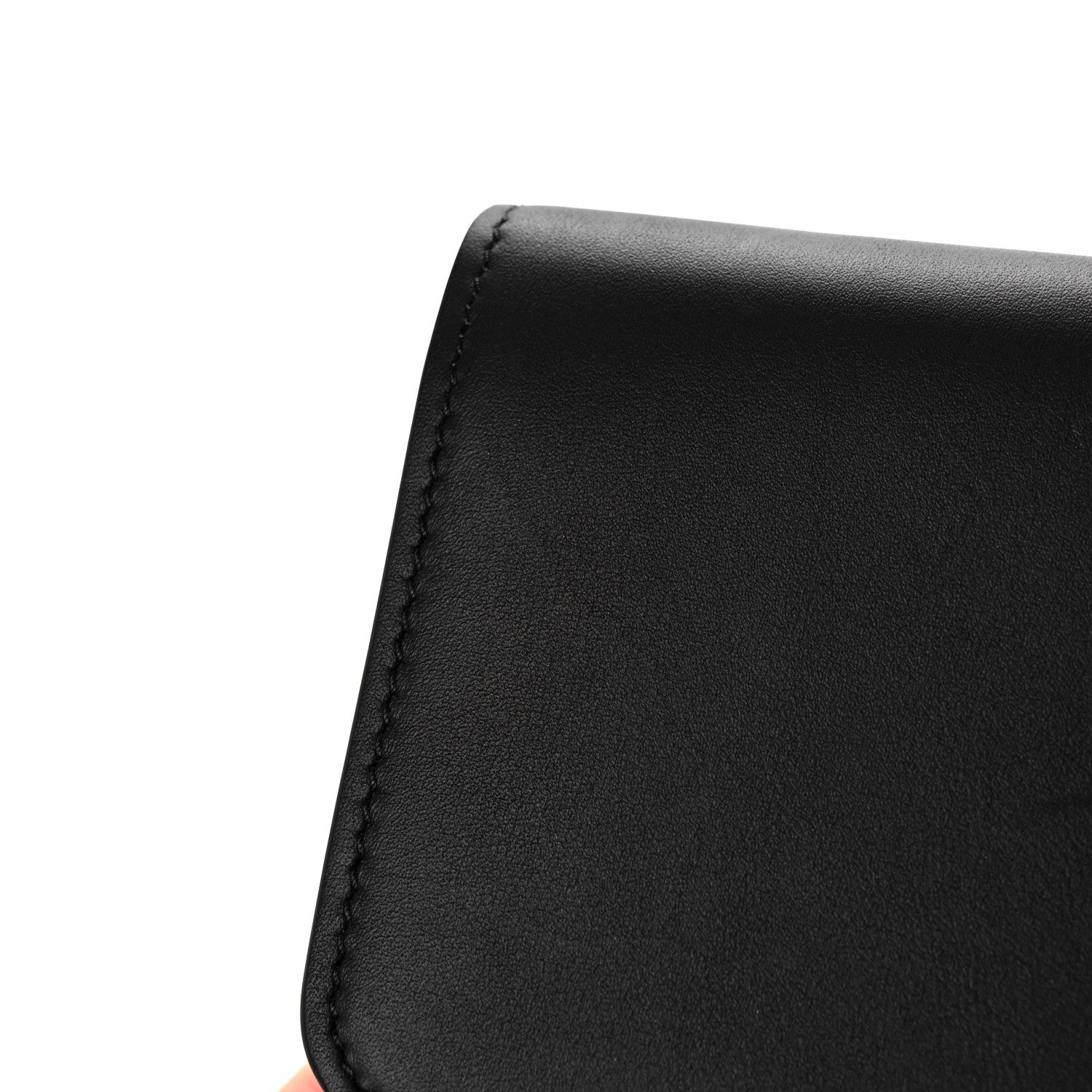 Versace Vitello Crystal Virtus V Wallet Chain Crossbody Black 14 of 14