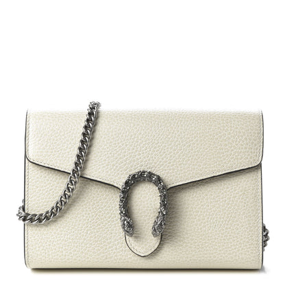 Gucci Dollar Calfskin Mini Dionysus Chain Wallet Mystic White 1 of 10