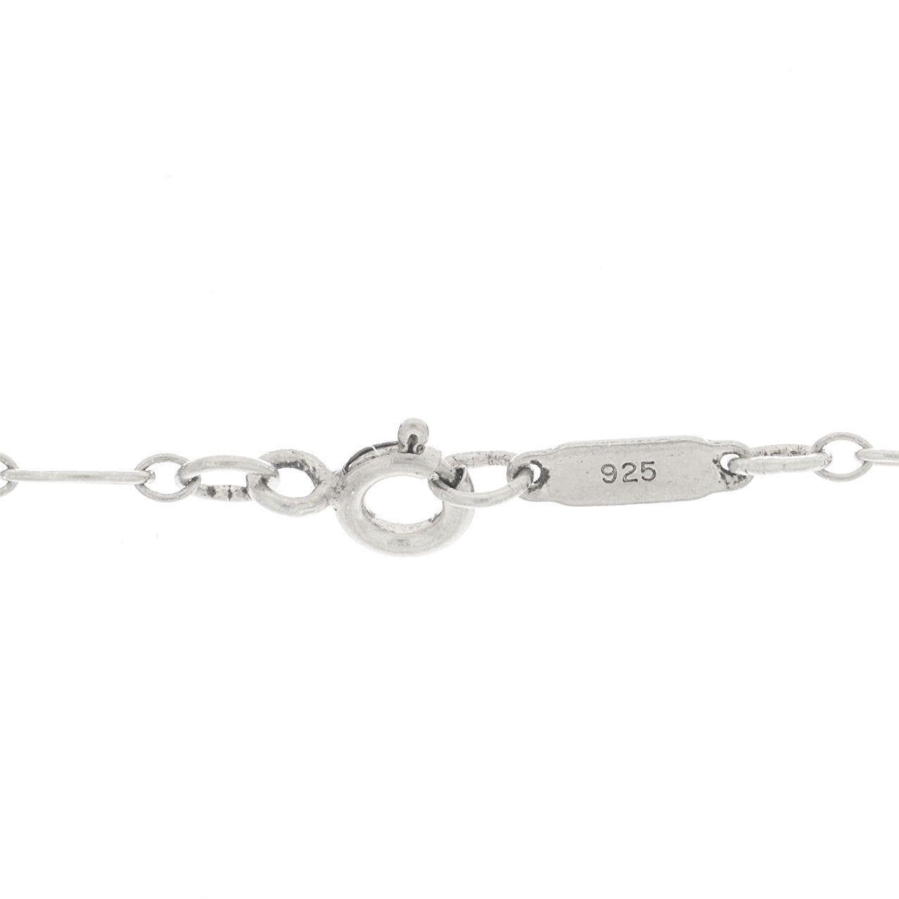 18K White Gold Diamond LOVE Lariat Necklace