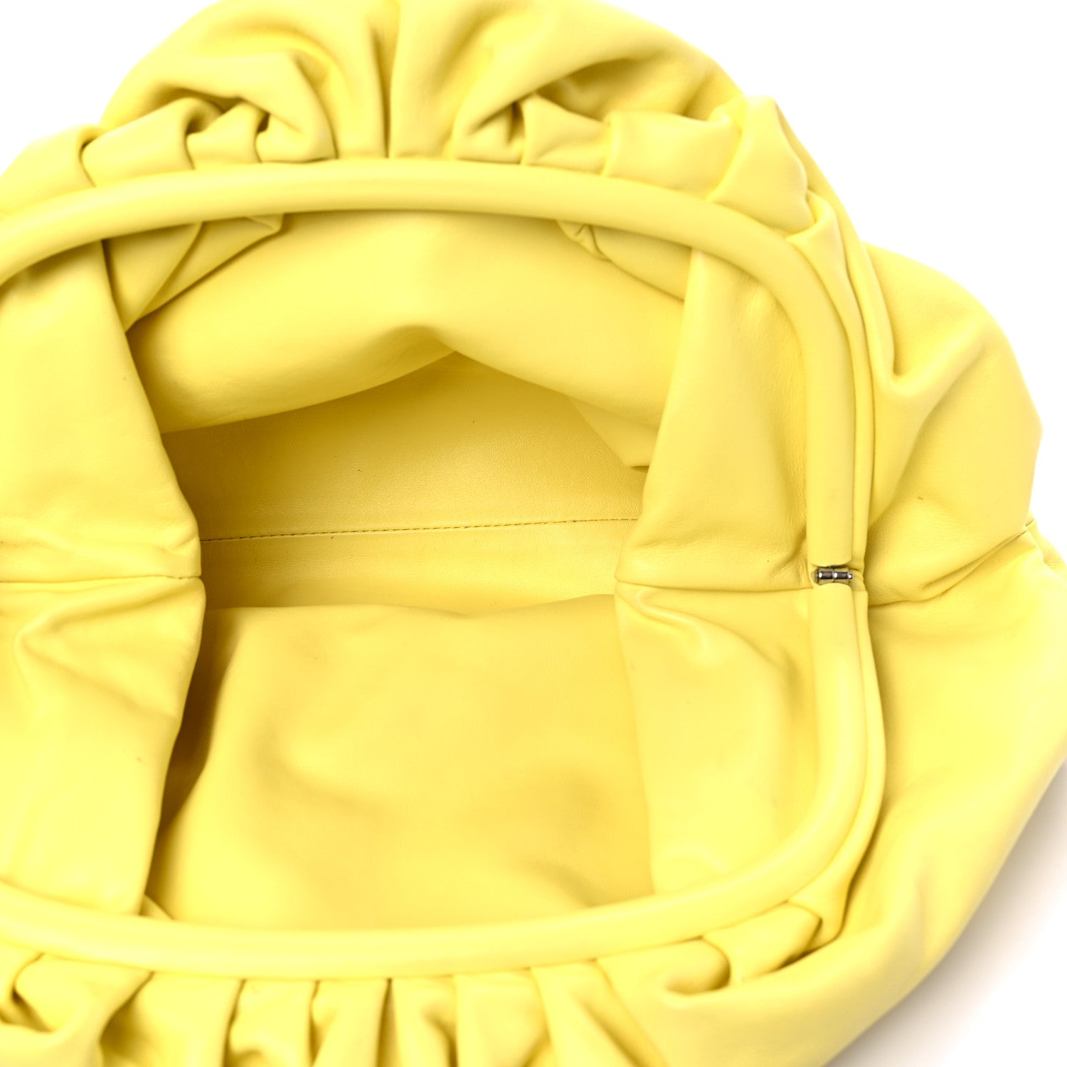 Bottega Veneta Smooth Butter Calf The Pouch Oversized Clutch Sherbert 5 of 19
