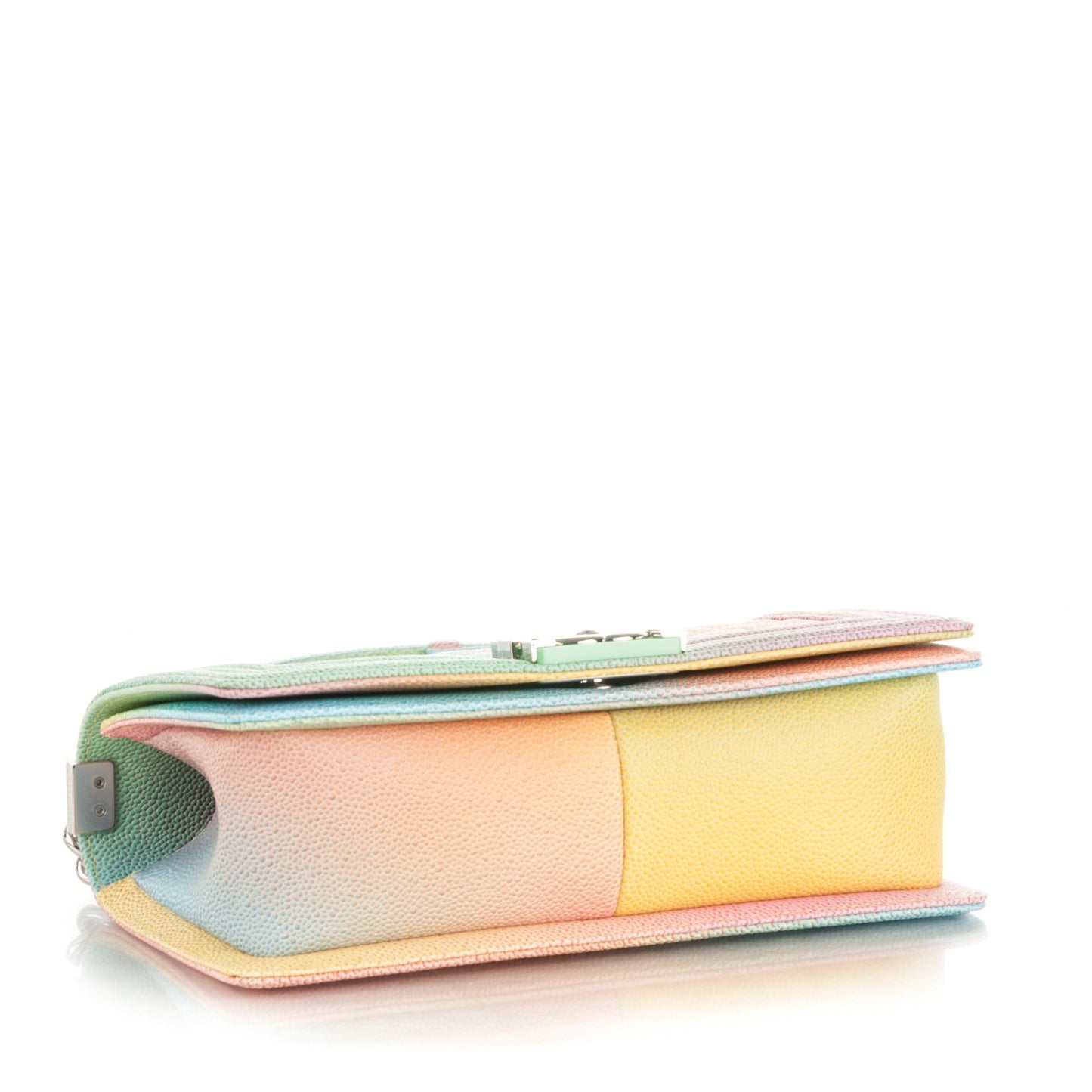 Caviar Quilted Medium Cuba Rainbow Boy Flap Multicolor