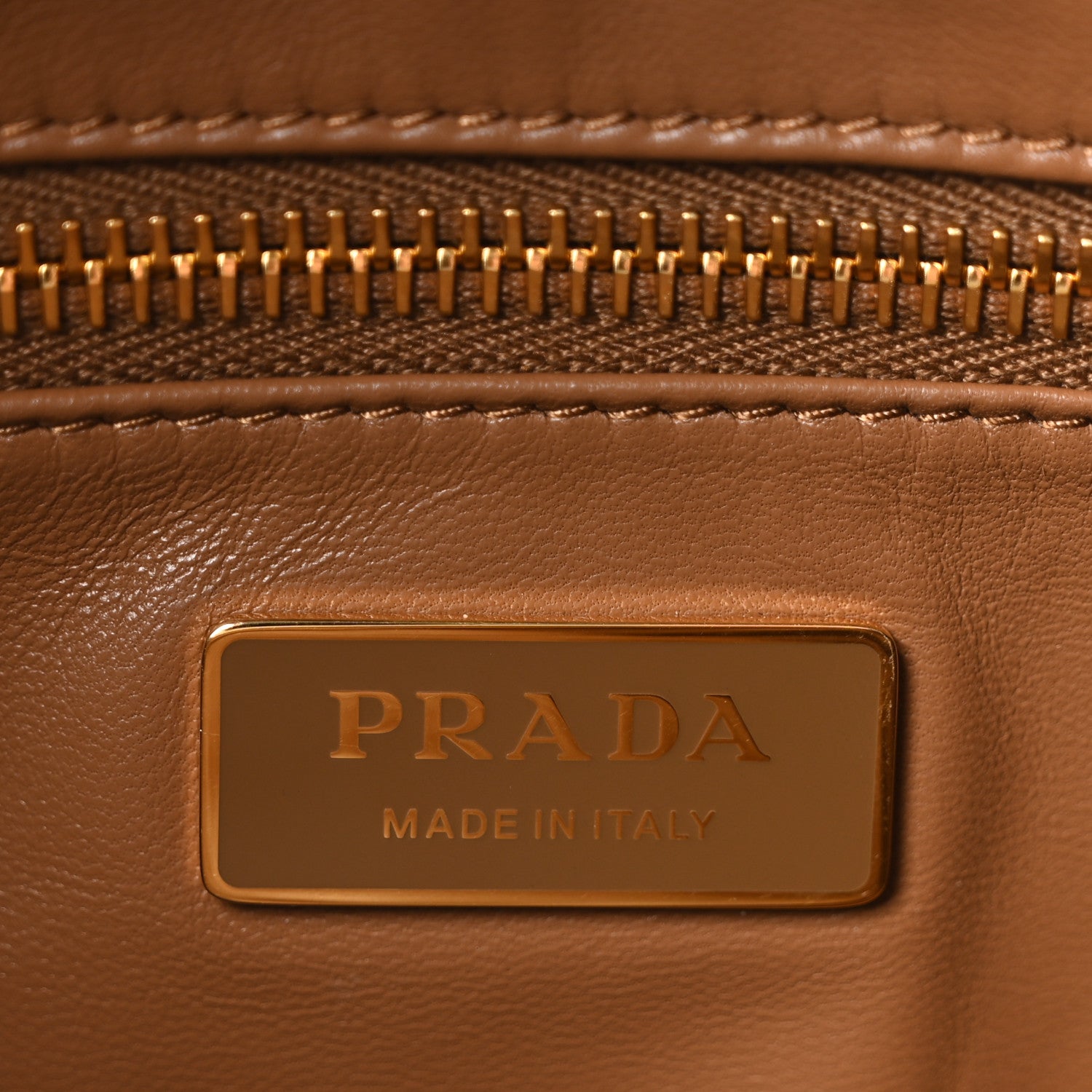 Prada Scamosciato Suede Medium Aimee Shoulder Bag Cacao 6 of 10