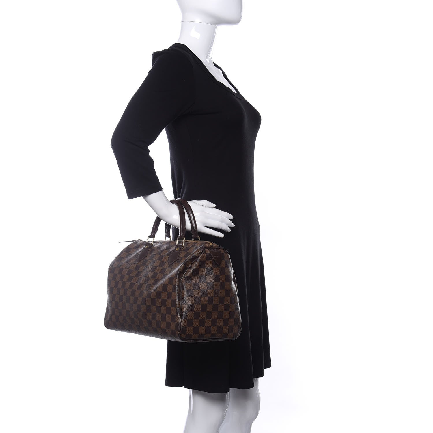 Louis Vuitton Damier Ebene Speedy 30 2 of 9