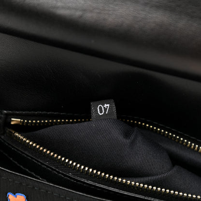 Dolce & Gabbana Neoprene Watersnake Embellished Medium Miss Sicily Satchel Black Multicolor 6 of 11
