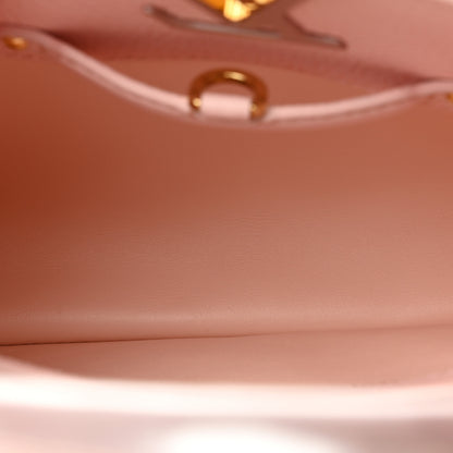 Louis Vuitton Taurillon Capucines BB Rose Jasmin 5 of 11