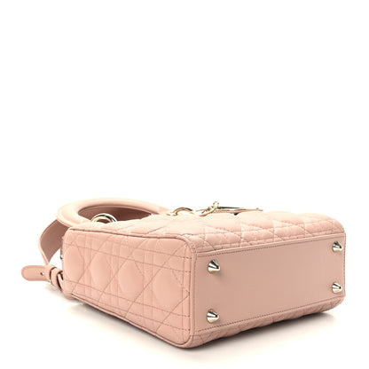 Christian Dior Lambskin Cannage Small My ABCDior Lady Dior Fard 4 of 9