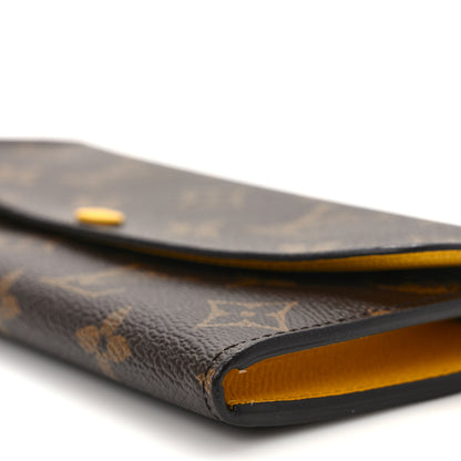 Louis Vuitton Monogram Emilie Wallet Jonquille 8 of 9