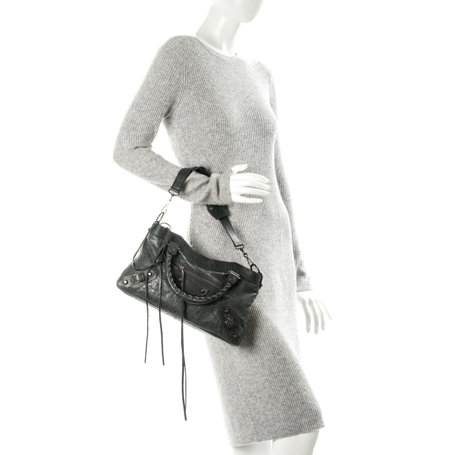 Balenciaga Agneau Classic Hardware First Anthracite 2 of 8