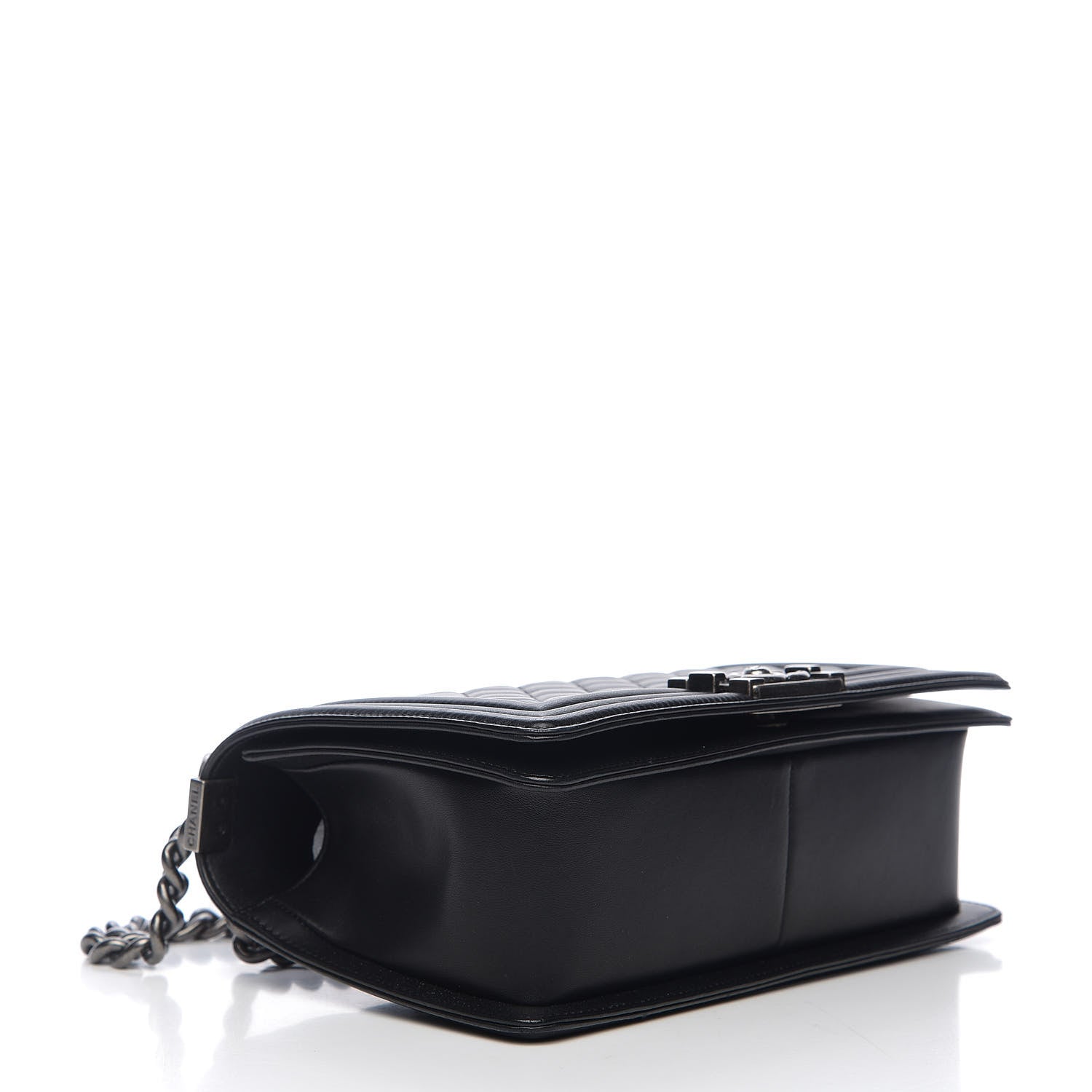 Chanel Lambskin Quilted Medium Boy Flap Black 3 of 9