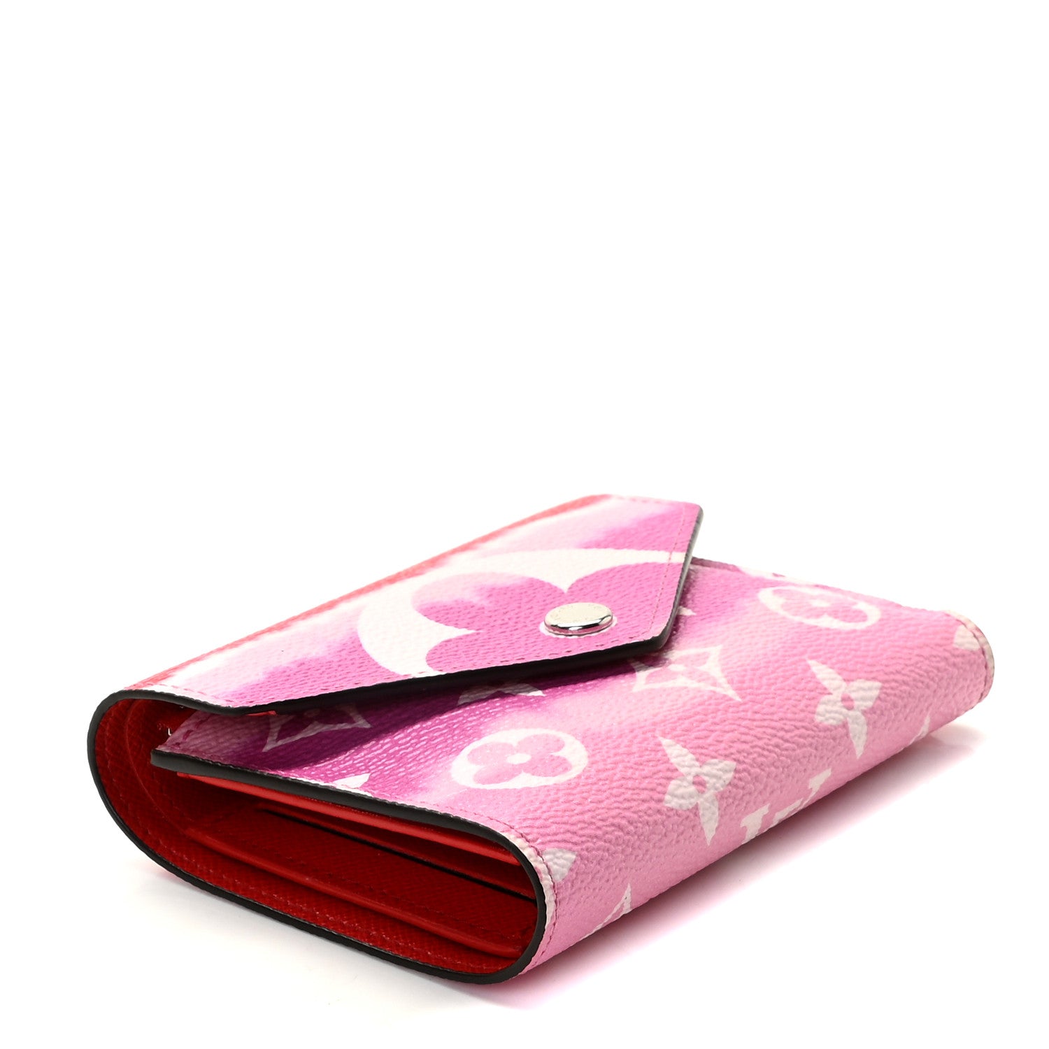 Louis Vuitton Monogram Escale Victorine Wallet Red 4 of 9