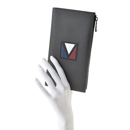 Louis Vuitton Smooth Calfskin America's Cup Organizer Wallet Grey 2 of 7