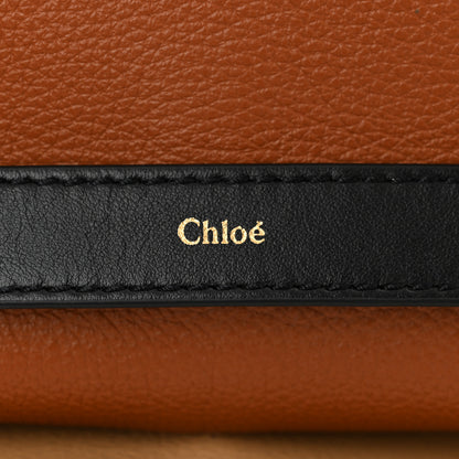 Chloe Grained Calfskin Medium Penelope Shoulder Bag Milky Brown 6 of 10