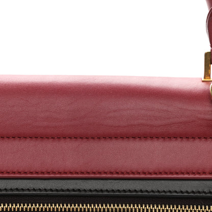 Celine Smooth Calfskin Small Tri-Color Trapeze Red 12 of 13