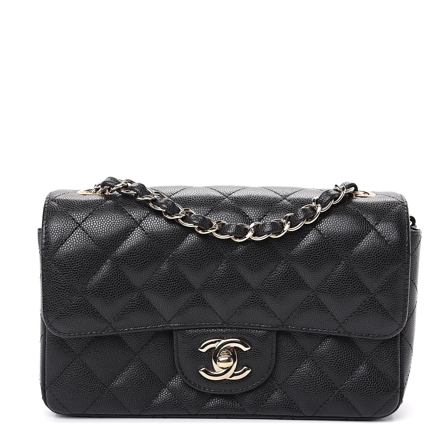 Chanel Caviar Quilted Mini Rectangular Flap Black 1 of 10