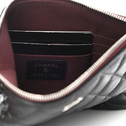 Chanel Caviar Quilted Cosmetic Case Black 6 of 7