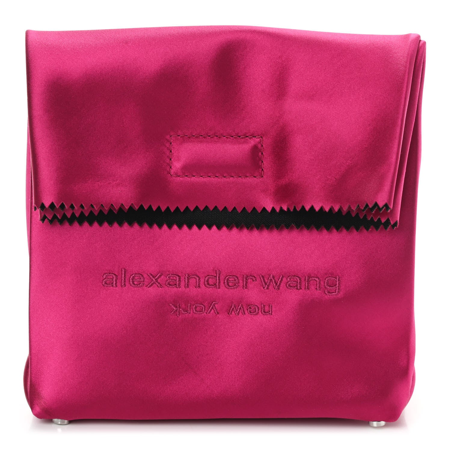 Alexander Wang Satin Lunch Bag Clutch Hot pink 1 of 8