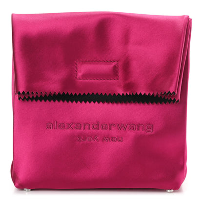 Alexander Wang Satin Lunch Bag Clutch Hot pink 1 of 8