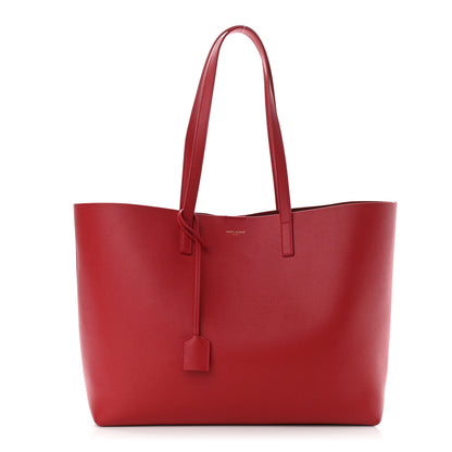 Saint Laurent Calfskin Large Shopping Tote Rouge Eros 4 of 10
