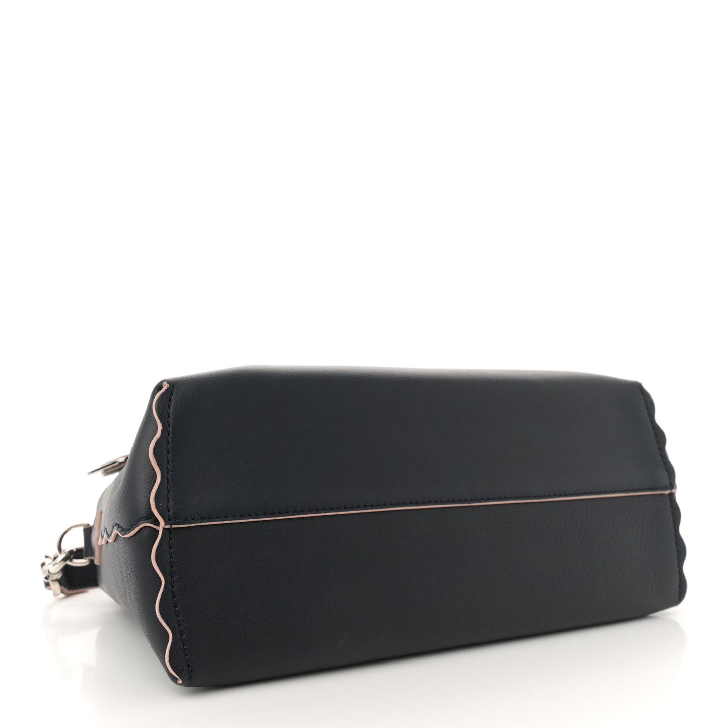 Vitello Dolce Scalloped Studded Medium By The Way Boston Bag Blu Notte