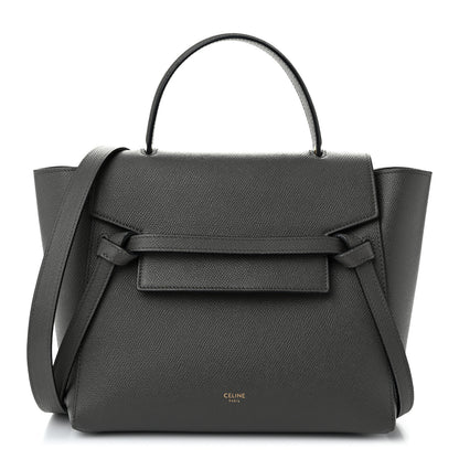 Celine Grained Calfskin Micro Belt Bag Grey 1 of 13