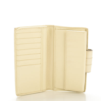 Gucci Guccissima Web Metal Bar Continental Wallet Off White 5 of 7
