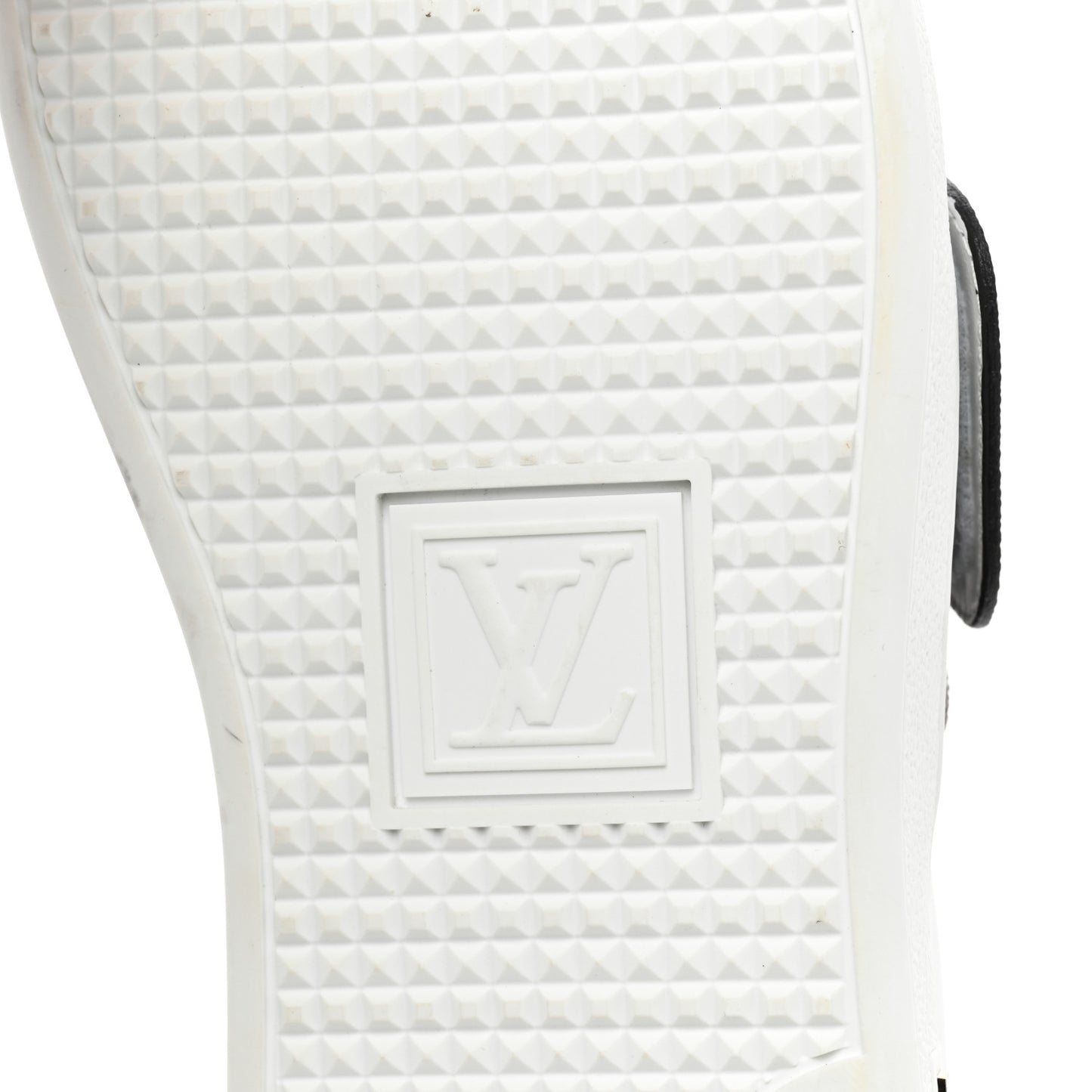 Damier Ebene Front Row Sneaker 40 White