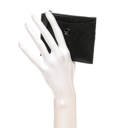 Chanel Caviar Card Holder Black 2 of 7