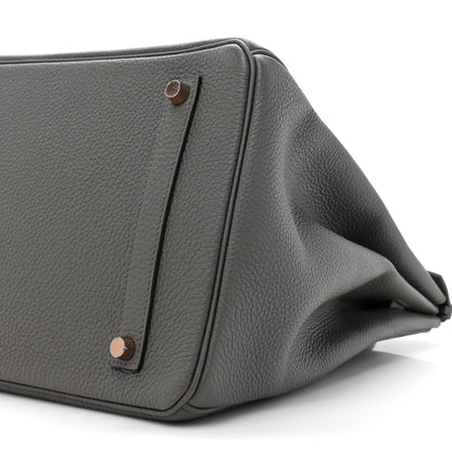 Hermes Togo Birkin 35 Etain 7 of 10