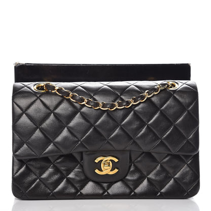 Chanel Lambskin Quilted Small Double Flap Black 12 of 12